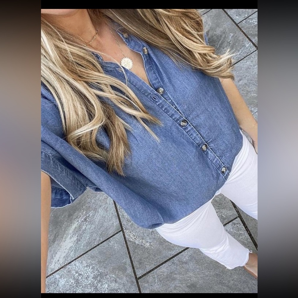 Time and Tru Chambray Shirt